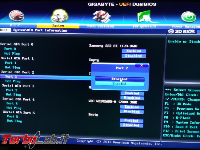 [risolto] Problema hard disk / SSD non riconosciuto rilevato: cosa fare quando Windows non vede nuovo disco (guida) - bios uefi porte stata enabled