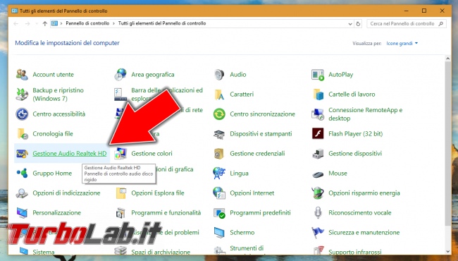 [risolto] Problema Windows 10: cuffie auricolari (jack audio frontale case) non funzionanti Realtek HDA (High Definition Audio)