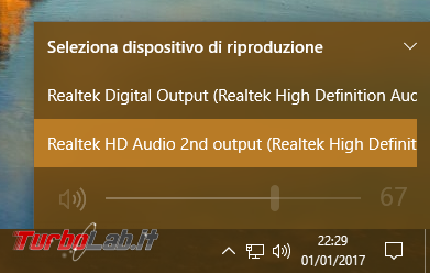 [risolto] Problema Windows 10: cuffie auricolari (jack audio frontale case) non funzionanti Realtek HDA (High Definition Audio)