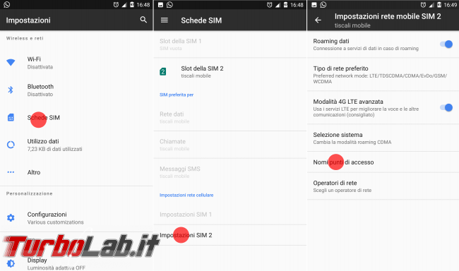 [risolto] SIM Kena Mobile: configurazione Internet smartphone Android - android internet mobile dual sim