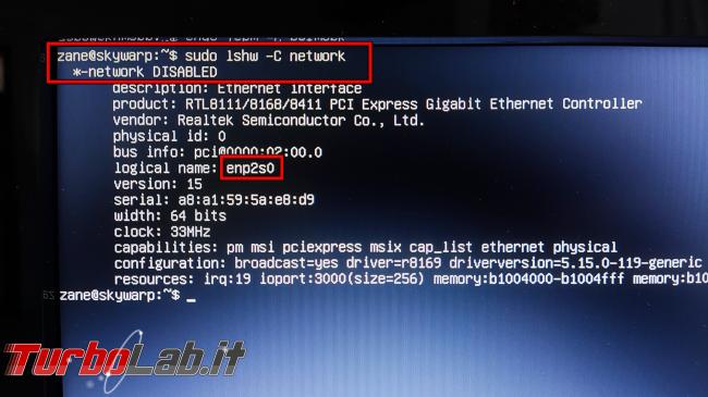 [risolto] Ubuntu Server: connessione rete assente (LED scheda Ethernet spenti) Internet down dopo riavvio. Cosa fare? - IMG_20240908_145855