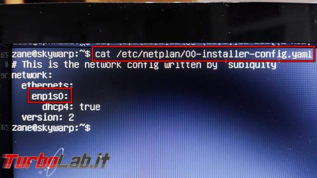 [risolto] Ubuntu Server: connessione rete assente (LED scheda Ethernet spenti) Internet down dopo riavvio. Cosa fare? - IMG_20240908_150228