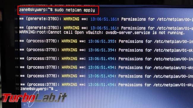 [risolto] Ubuntu Server: connessione rete assente (LED scheda Ethernet spenti) Internet down dopo riavvio. Cosa fare? - IMG_20240908_150707