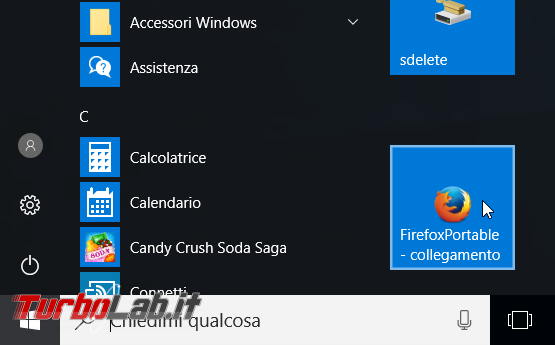 [risolto] Windows 10: come creare backup menu Start? Dove sono salvati collegamenti? Come aggiungere menu Start collegamento programma portable?