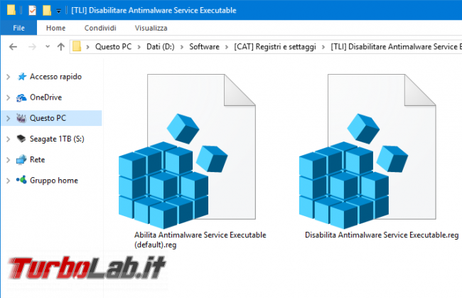 [risolto] Windows 10: come terminare/arrestare/disabilitare Windows Defender processo Antimalware Service Executable (MsMpEng.exe, alta % uso CPU)