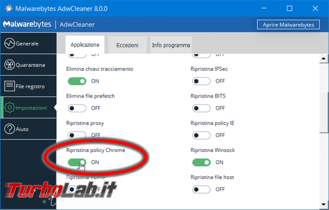 [risolto] Windows 10, notifica Virus rilevato non si chiude Google Chrome non si apre: come toglierla mezzo ripulire PC?
