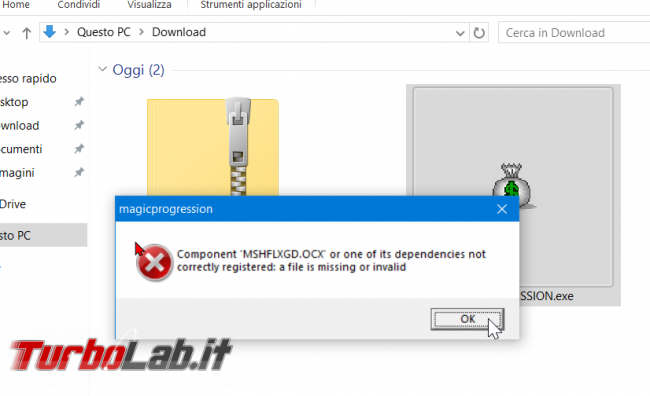 Risolvere errore &quot; componente comctl32.ocx dipendenze non è correttamente registrato&quot; Windows 10 - Download Pacchetto DLL OCX mancanti
