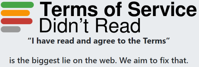 Risorse valutare rapidamente EULA privacy policy siti programmi