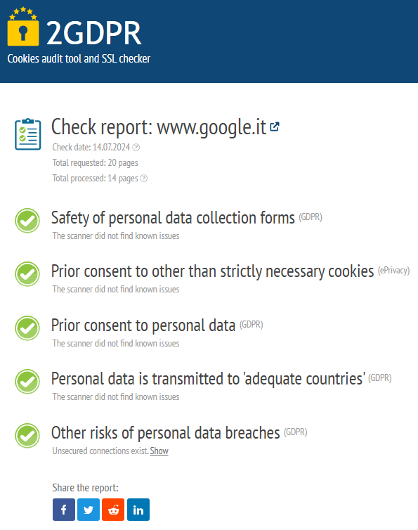 Risorse valutare rapidamente EULA privacy policy siti programmi