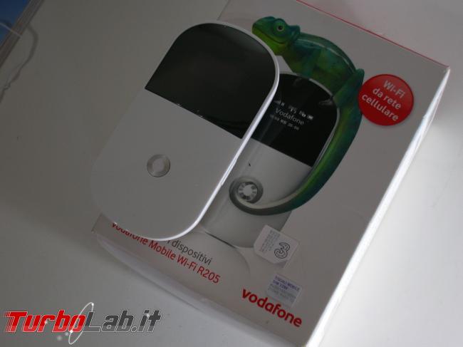 Router 3G Vodafone Mobile Wi-Fi R205: come utilizzare SIM qualsiasi operatore (TIM, Wind, 3 Tre, Tiscali, Fastweb)
