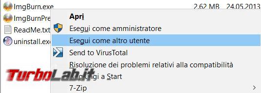 RunAsTool permette eseguire sempre programmi privilegi elevati