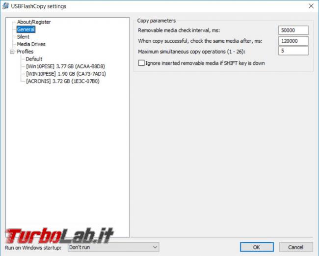 Salva automaticamente contenuto pendrive USBFlashCopy
