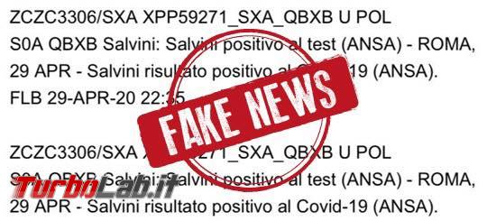 Salvini positivo coronavirus: ANSA denuncia fake news - 95218938_1504332613061748_2883753059576446976_n