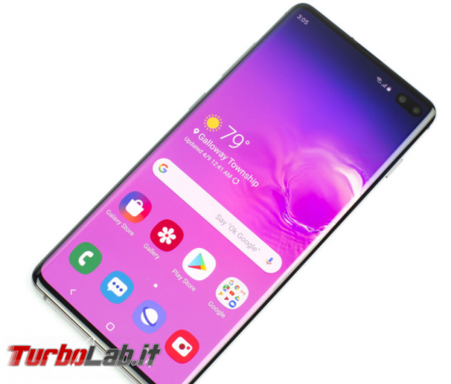 Samsung rilascia patch lettore impronte Galaxy S10 - FrShot_1571897262