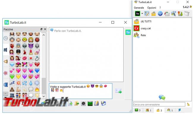 Scambia messaggi, condividi file desktop computer rete grazie BeeBEEP
