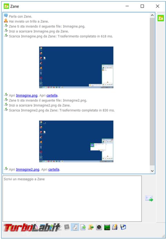 Scambia messaggi, condividi file desktop computer rete grazie BeeBEEP