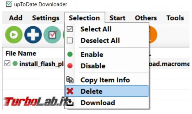 Scarica tutti programmi preferiti Uptodate downloader