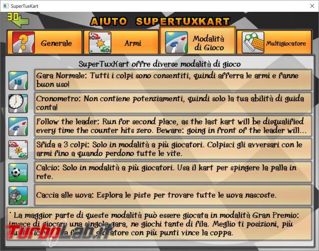 Scendi pista corri SuperTuxKart