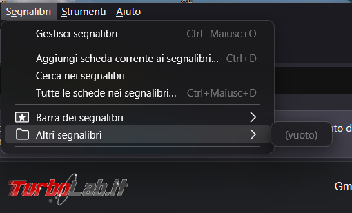 segnalibri cronologia Firefox non potranno funzionare correttamente