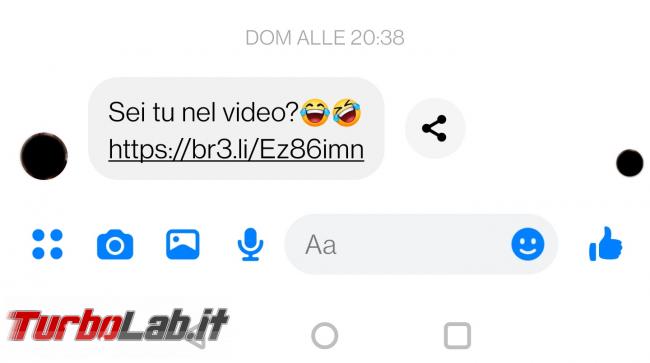 Sei tu video? Virus Messenger si diffonde macchia d'olio - Screenshot_20211018-084927