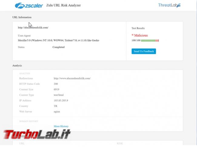 servizi online scoprire se sito è infetto pericoloso