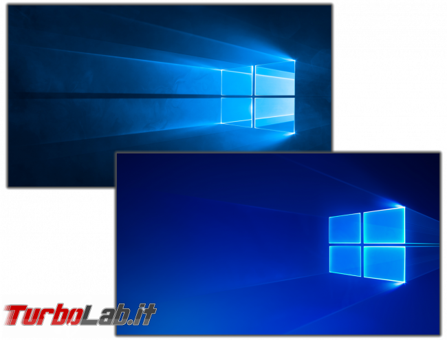 Sfondo desktop Windows 10 S: download diretto JPEG (full HD 4K) - windows 10 hero confronto