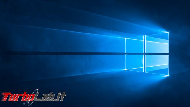 Sfondo nero originale Windows 10: download diretto (desktop wallpaper)
