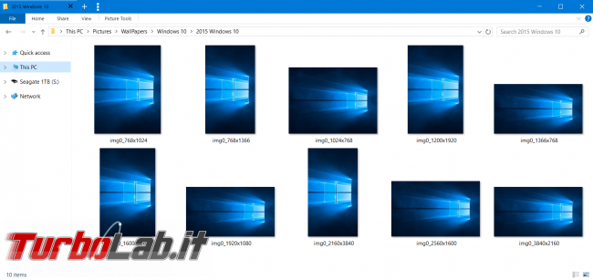 Sfondo nero originale Windows 10: download diretto (desktop wallpaper)