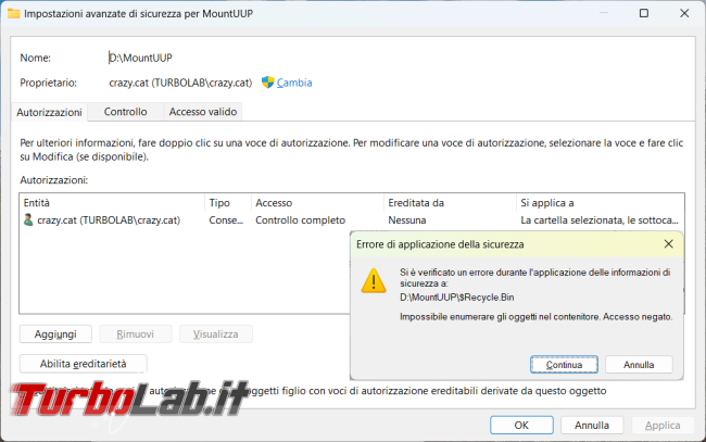sfortunata esperienza UUPdump cartella MountUUP non si cancella