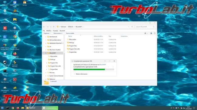 sfortunata esperienza UUPdump cartella MountUUP non si cancella