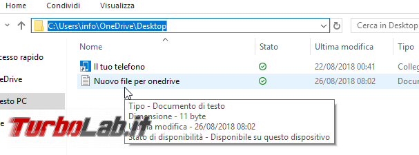 Sincronizzare cartelle Desktop, Immagini Documenti OneDrive Windows 10: guida Protezione file