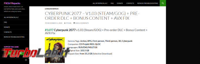 Siti BitTorrent 2021: migliori scaricare giochi formato repack