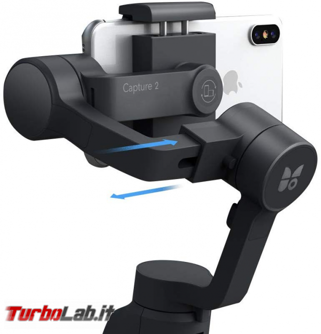 Stabilizzatore smartphone Funsnap Capture 2: recensione, video-prova, impressioni d'uso (gimbal) - funsnap capture 2 braccio mobile
