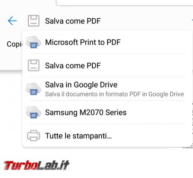Stampare smartphone/tablet Android stampante PC Windows: guida Cloud Print