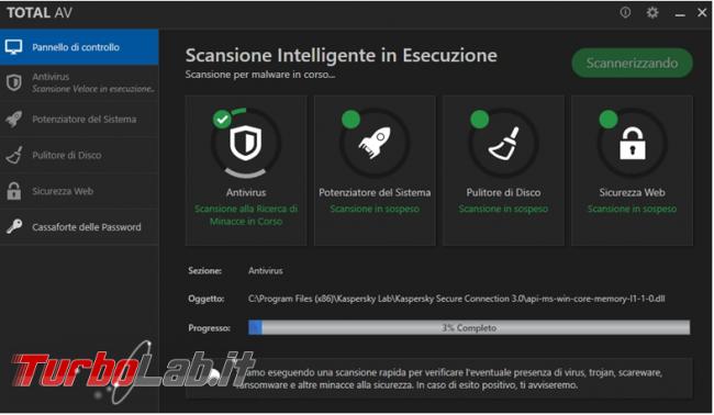 State attenti Total AV (falso) miglior antivirus 2018