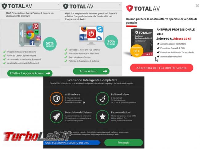 State attenti Total AV (falso) miglior antivirus 2018