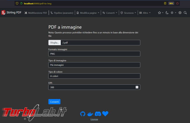 Stirling PDF tool multifunzione gestione modifica file PDF