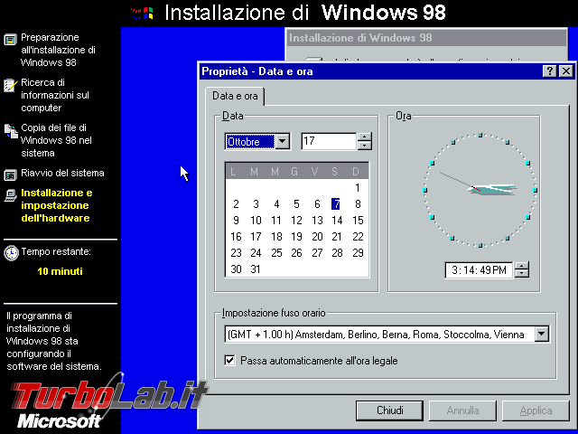 storia Windows, anni 1998 1999: Windows 98 Windows 98 Second Edition - VirtualBox_Windows 98_07_10_2017_15_39_12