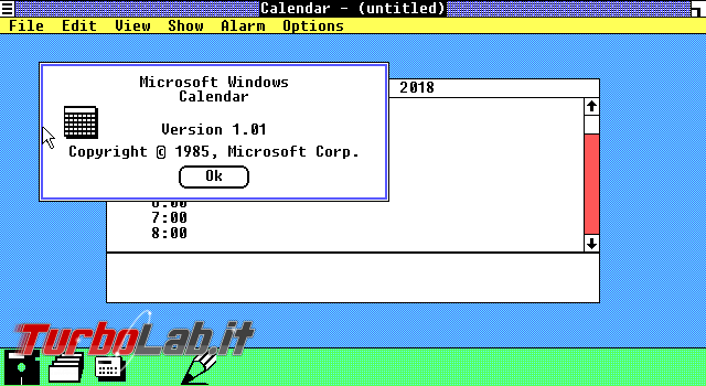 storia Windows, anno 1985: Windows 1.0 - VirtualBox_MS-DOS_22_06_2018_14_43_22