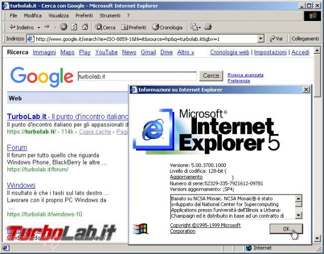 storia Windows, anno 2000: Windows 2000 - windows 2000 internet explorer 5