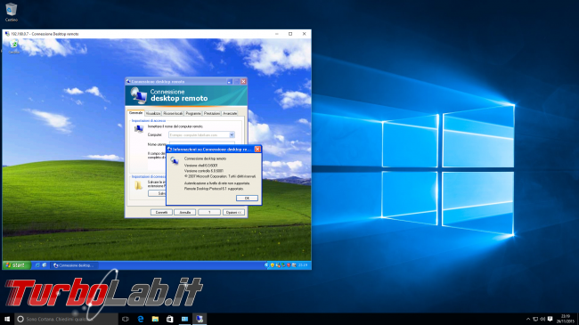 storia Windows, anno 2001: Windows XP - windows 10 desktop remoto windows xp
