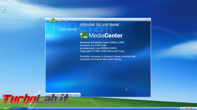 storia Windows, anno 2002: Windows XP Media Center Edition - windows xp media center