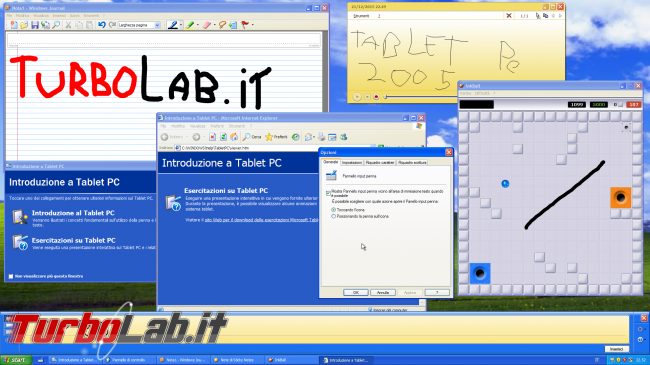 storia Windows, anno 2002: Windows XP Tablet PC Edition - windows xp tablet pc edition 2005