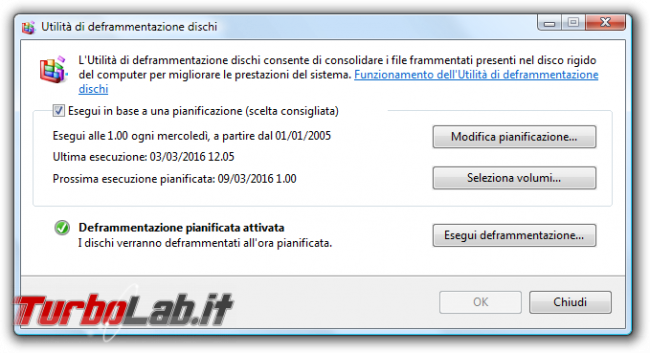 storia Windows, anno 2006: Windows Vista - Utilità di deframmentazione dischi