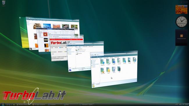 storia Windows, anno 2006: Windows Vista - windows vista flip 3d
