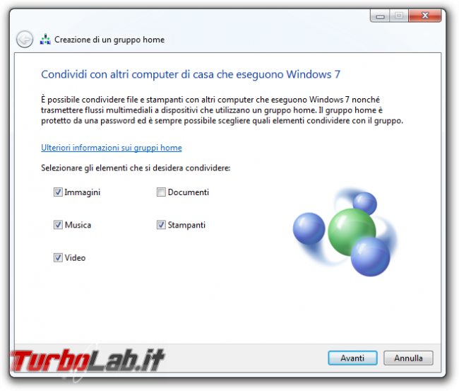storia Windows, anno 2009: Windows 7 - windows 7 gruppo home