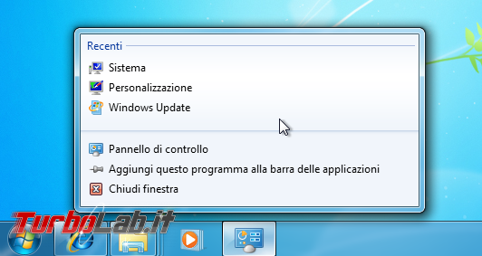 storia Windows, anno 2009: Windows 7 - windows 7 jump list