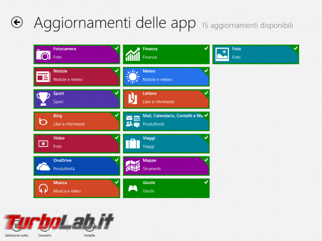 storia Windows, anno 2012: Windows 8 - aggiornamenti app