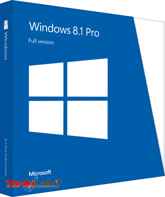 storia Windows, anno 2013: Windows 8.1 - windows 8.1 pro box