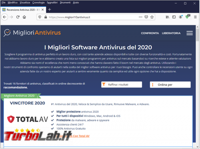 “strane” similitudini TotalAV, ScanGuard PCProtect (&quot; migliori antivirus 2020&quot;)